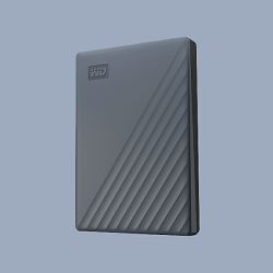 WD Passport 4TB Portable, USB 3.0 Gray WDBRMD0040BGY