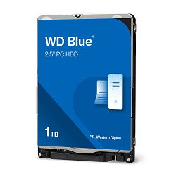 Western Digital 1 TB WD Blue 2,5" HDD, 5400 RPM, 128MB