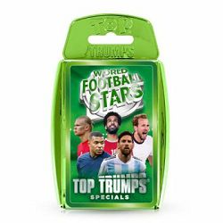 WINNING MOVES WORLD FOOTBALL STARS PREMIUM TOP TRUMPS CARDS - 5036905055758
