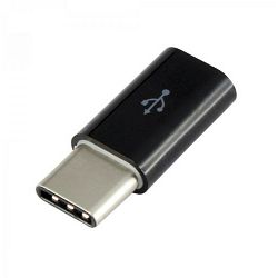 SBOX adapter micro USB ženski-type C muški crni AD.USB-C B