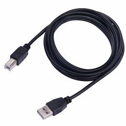 USB 2.0 kabel AM/BM, 2m, crni, bulk USB-1012, NVT-USB-225