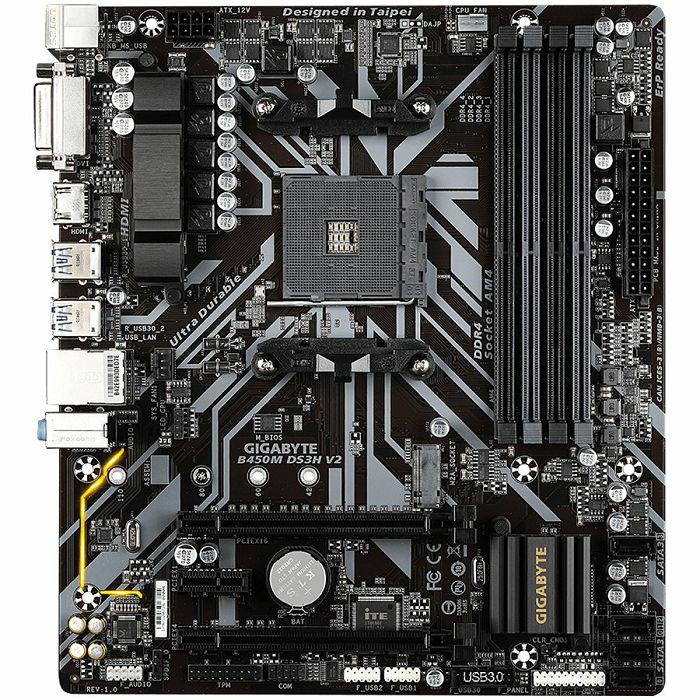 B450M_DS3H_V2 GIGABYTE Main Board Desktop B450M DS3H V2 (AM4, 4xDDR4